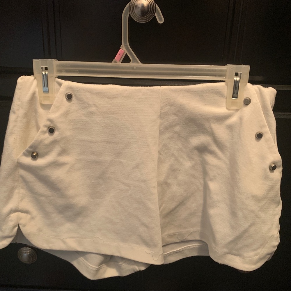 White Shorts